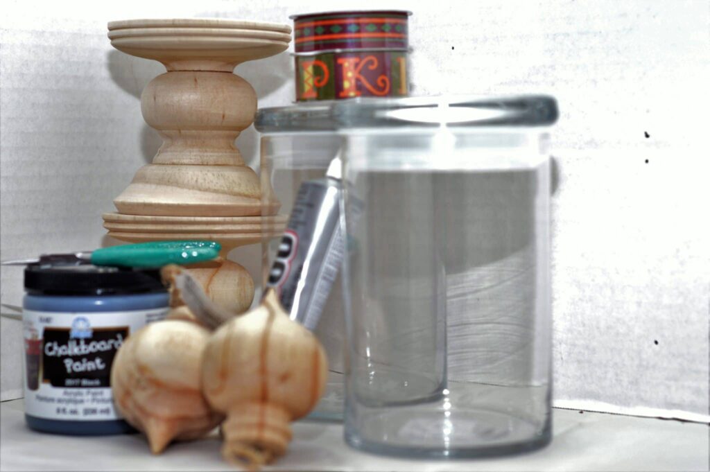 What you will need, Holiday apothecary Jars and Acorn Cookies