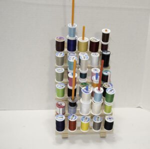 Spool Holder with Straws Spool Holder with Straws, Spring Organizing Secrets