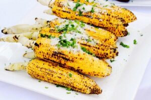 Corn Chargrilled Corn With Chili Lime Butter, July 4th Party