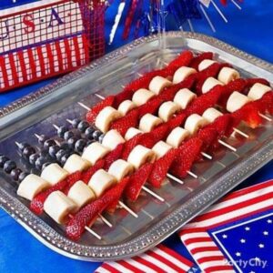 More Fruit Kabobs Strawberry Fruit Kabobs, July 4th Party