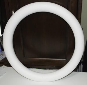 Blank Wreath Blank Wreath, 99 Cent Store Halloween Wreath