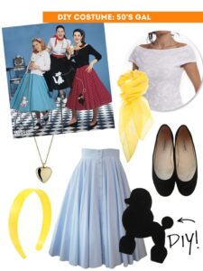 halloween-costume-50s-girl 50's Poodle Skirt Girl, DIY Halloween Costumes from around the web