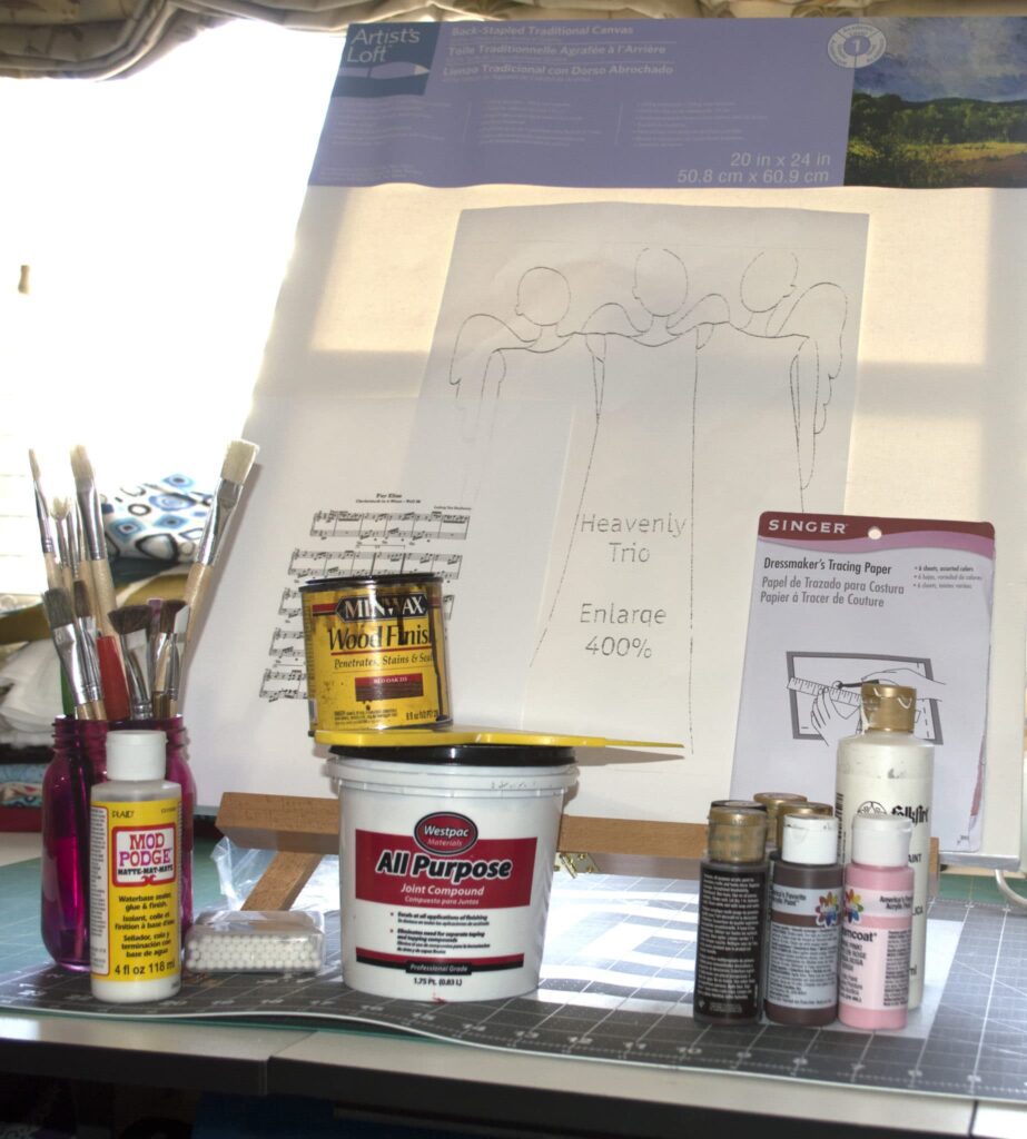 what-you-will-need-angels What you will Need: Paint Your Own Christams Angels
