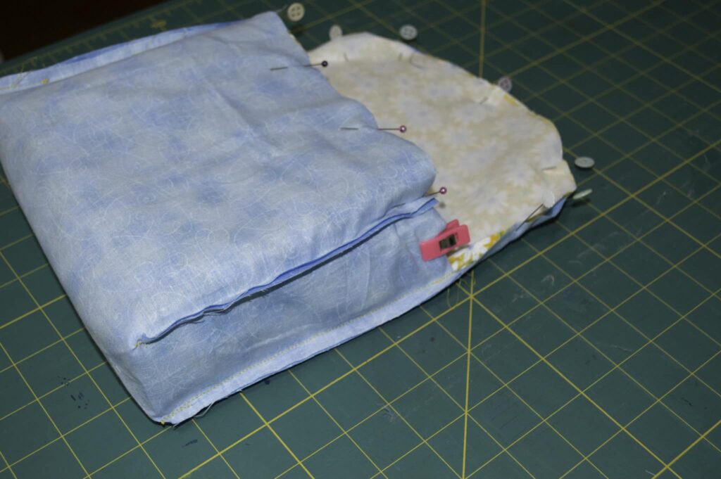 Insert Outer pouch into lining Perfect Coupon Organizer