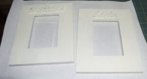 Painted Picture Frames Aniqued Picture Frame Blackboard