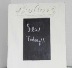 Picture Frame Blackboard Antiqued Picture Frame Blackboard