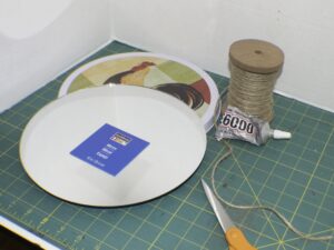 What you will Need Captain's Mirror Upcycle Dollar Store Range Covers