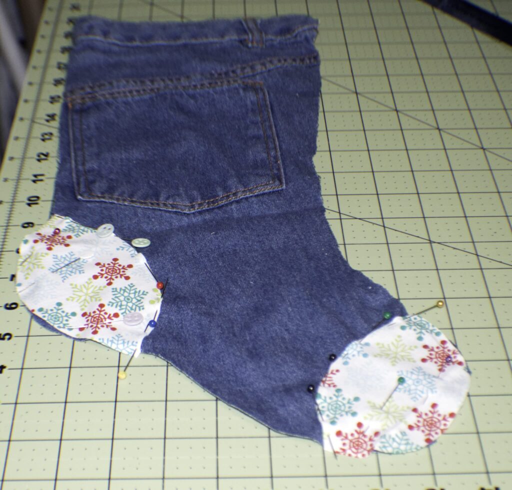 Add the heel and toe Country Christmas Stockings from Jeans