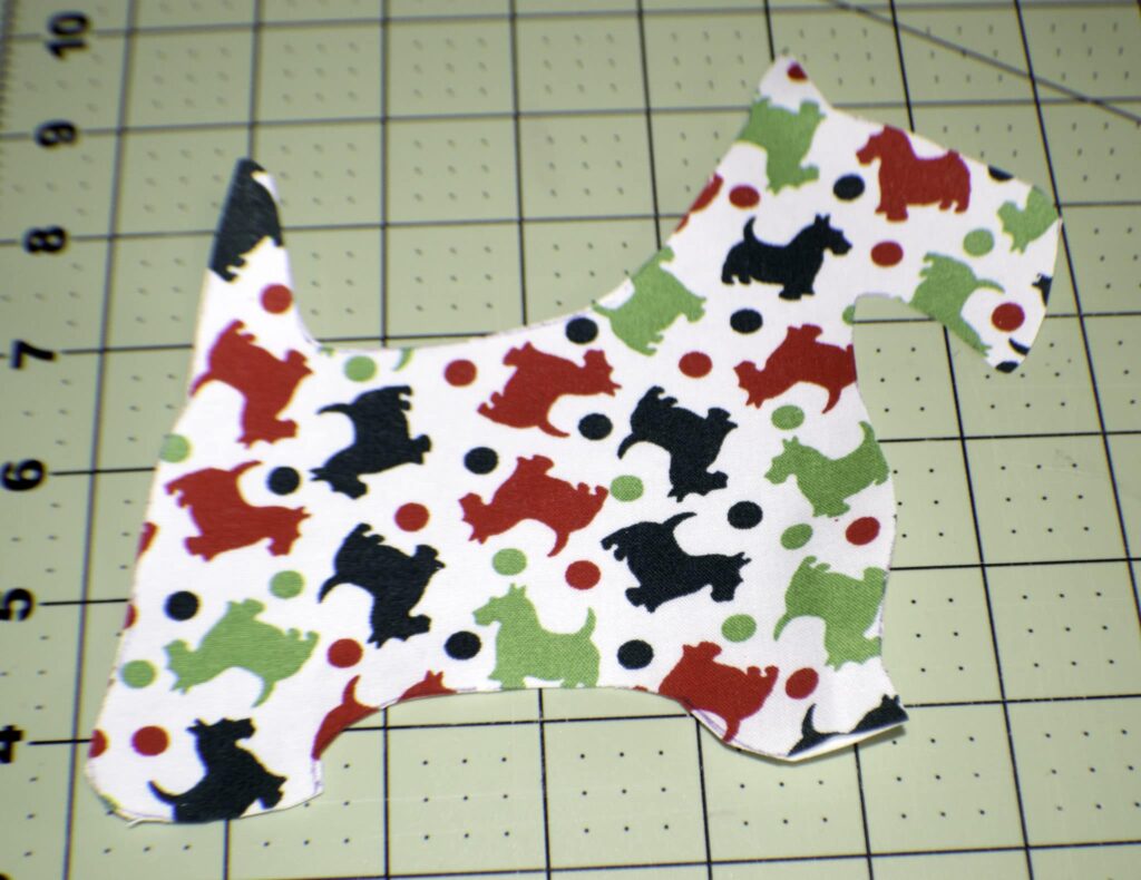 Cut out the Pattern Christmas Applique Pillow