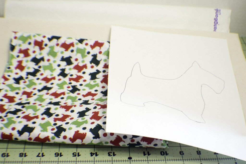 What you will Need Scottie Pillow Christmas Applique Pillow