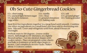 gingerbread recipe Christmas Crafts from around the web