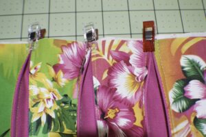Clip the Pleats Together Pleated Clutch Handbag Tutorial