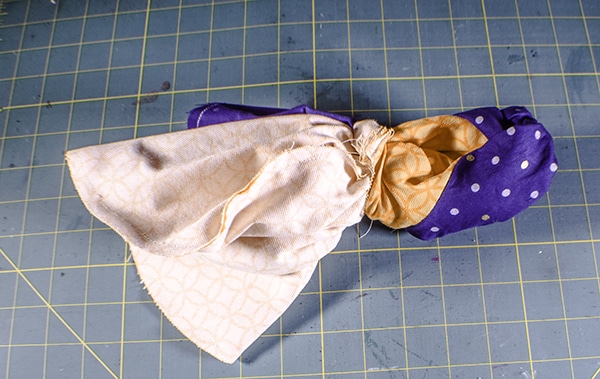 How to sew a Japanese knot bag