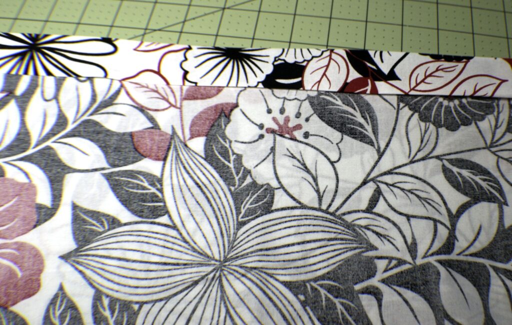 Fold down to create casing Easy DIY Skirt pattern and tutorial
