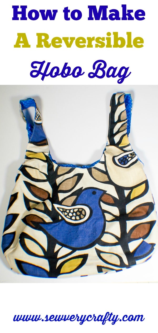 How to Sew a Reversible Hobo Bag with Mx Domestic 