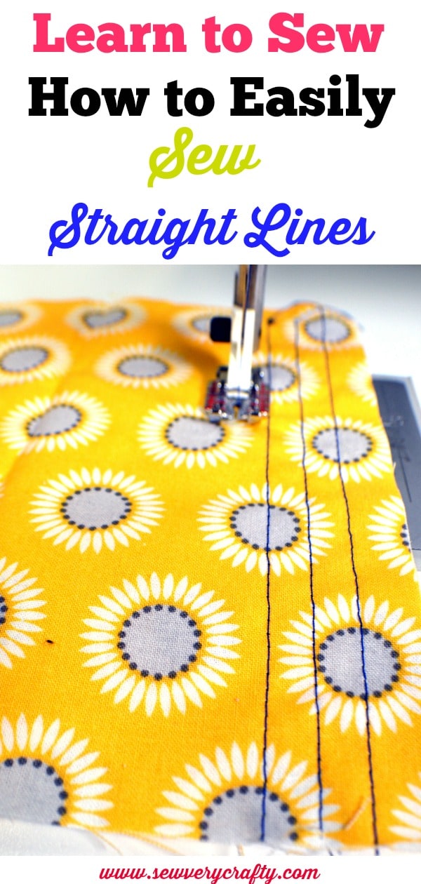 How to Sew a Straight Line: Sewing Classes Lesson #1