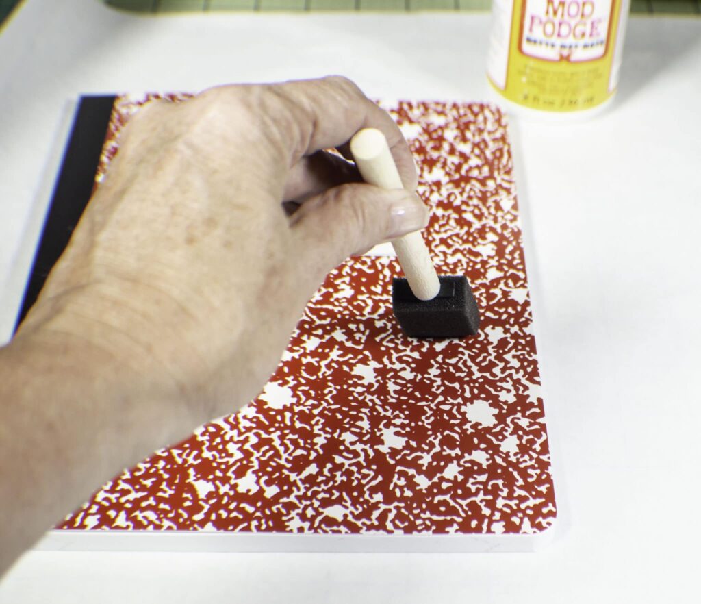 Turn a composition book into a beautiful journal