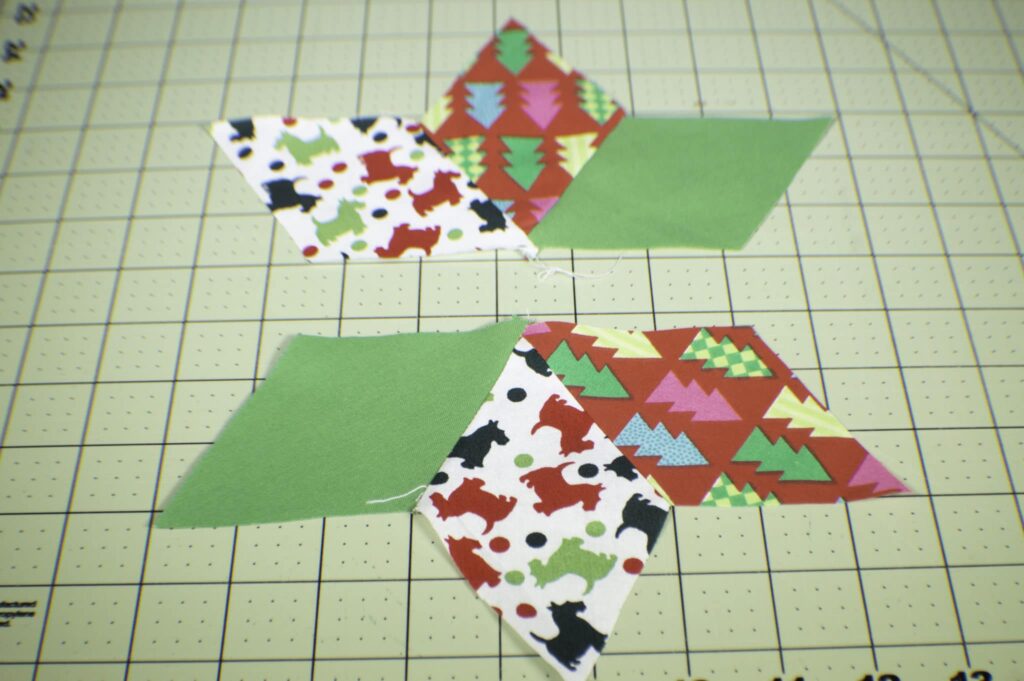 How to make a Christmas patchwork star