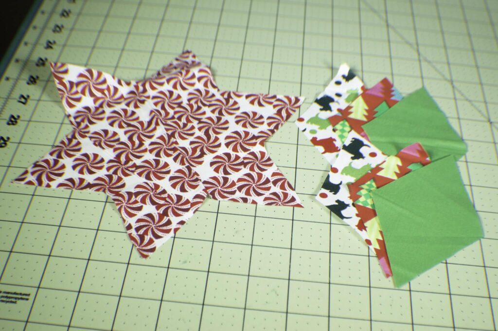 How to make a Christmas Patchwork star