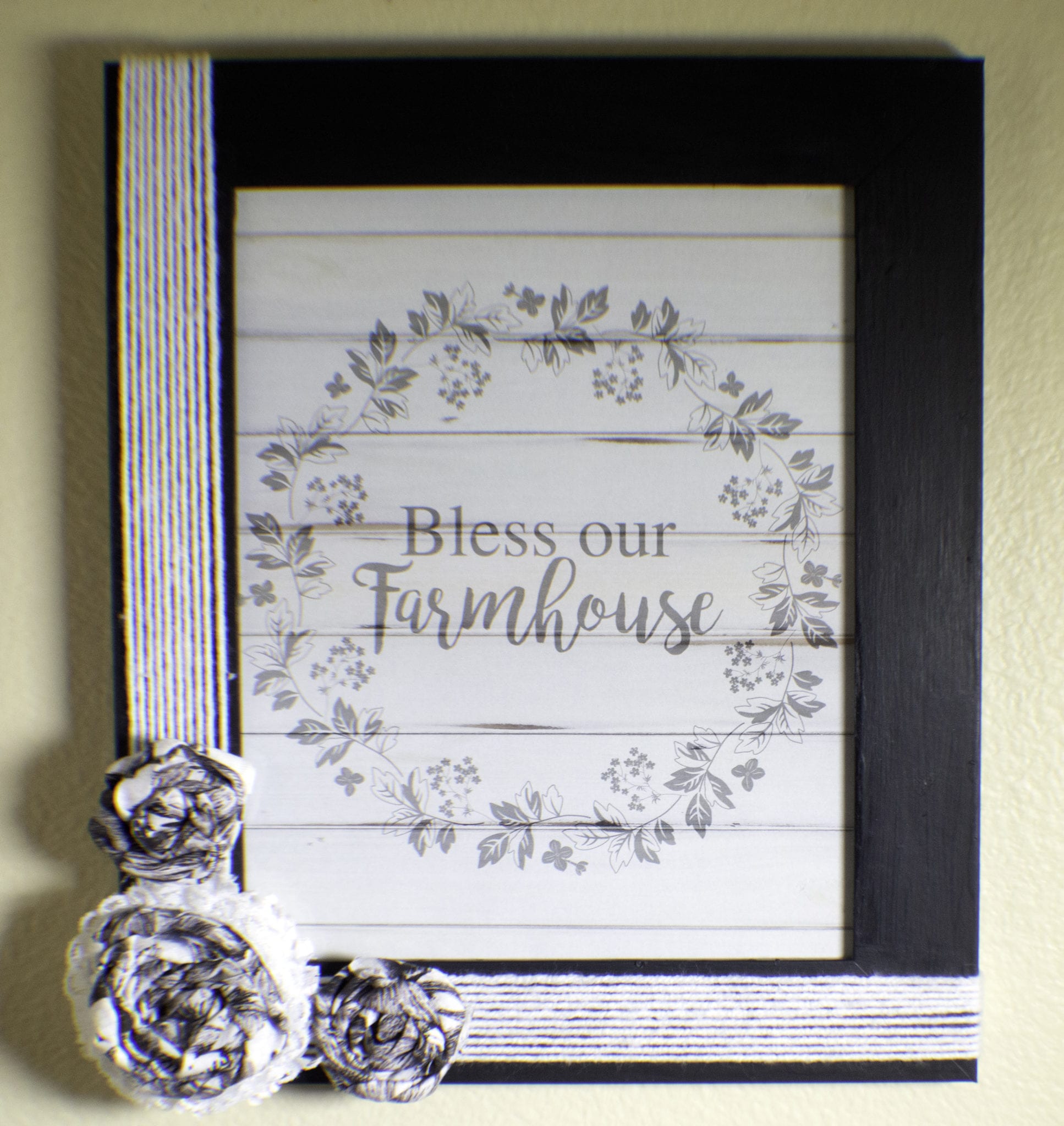 How to make a farmhouse picture frame