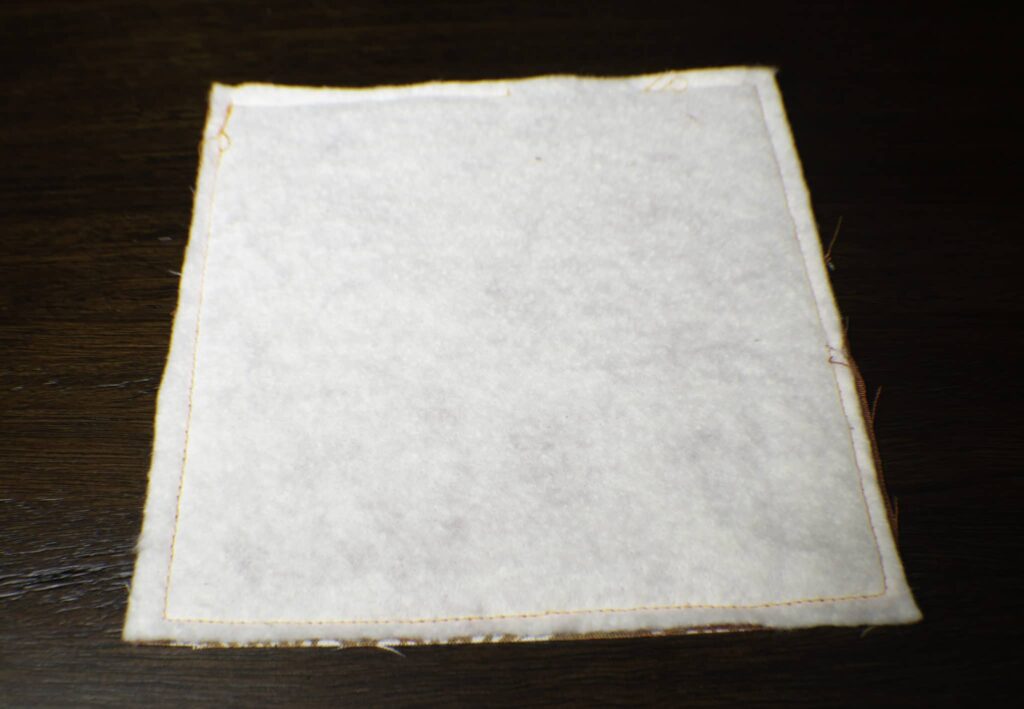 How to make diy reversible fabric coasters