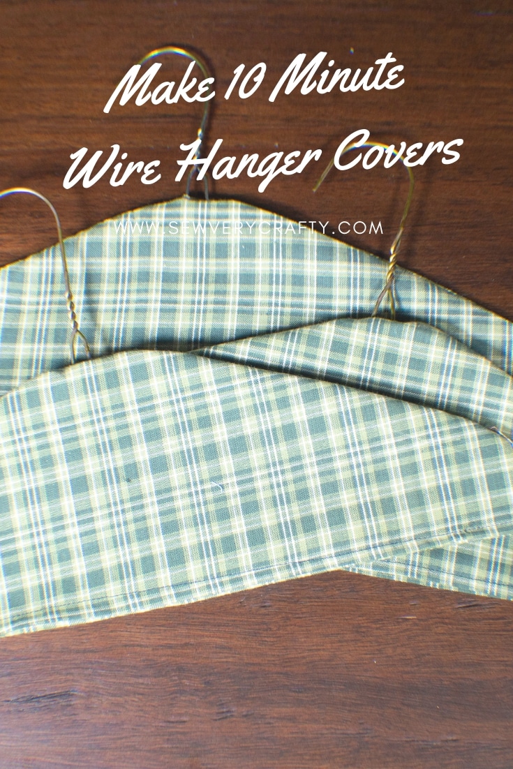 fabric clothes hanger cover pattern