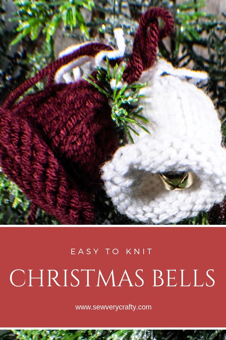 Easy Knit Christmas Bells Sew Very Crafty Beginner