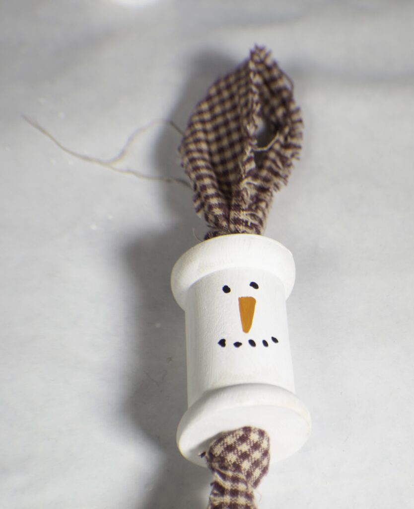 Make a hanging Snowman Ornament
