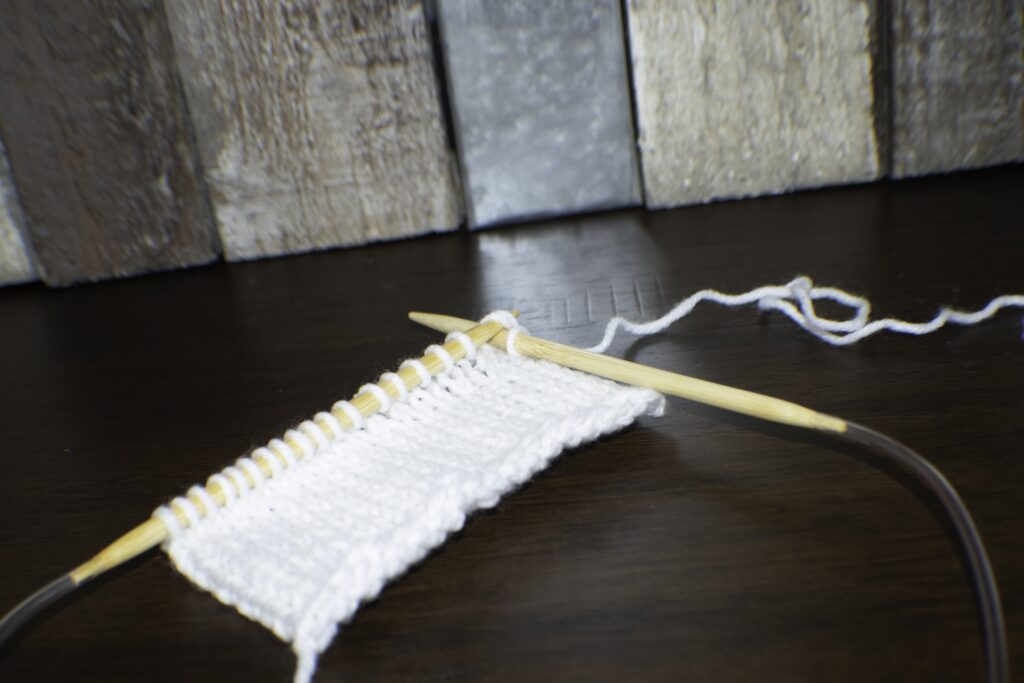 Easy Knit Christmas Bells