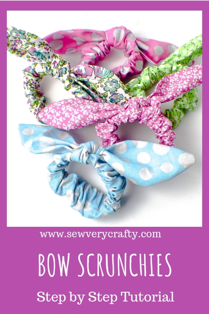 How to Make a Scrunchie {6 sizes & Bow} DIY Scrunchie