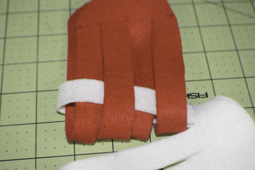 How to make a woven heart pouch