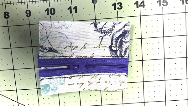 Make a key chain wallet