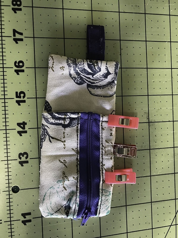 Make a key chain wallet