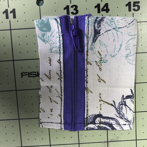 Make a key chain wallet