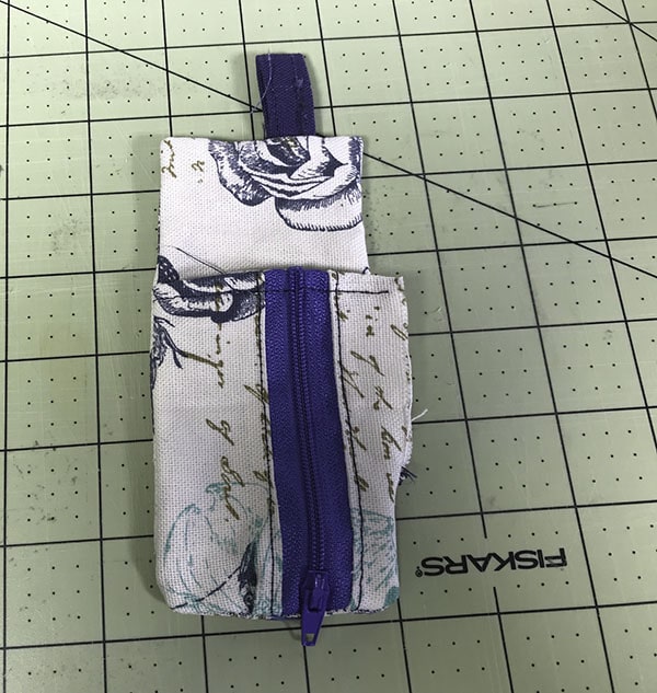 Make a key chain wallet
