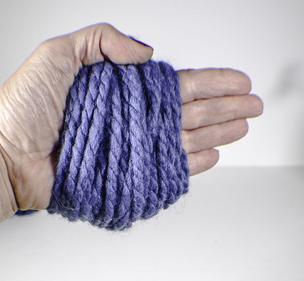 How to make a drop cloth pom pom throw
