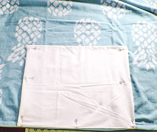 How to make a beach towel tote