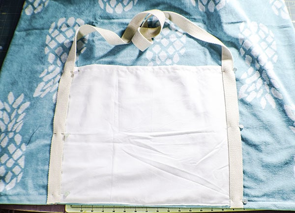 how to make a beach towel tote