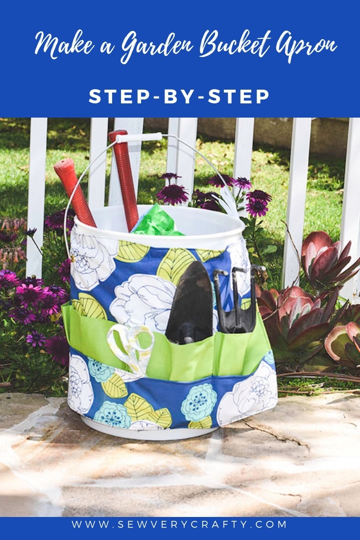 How to make a gardening bucket apron