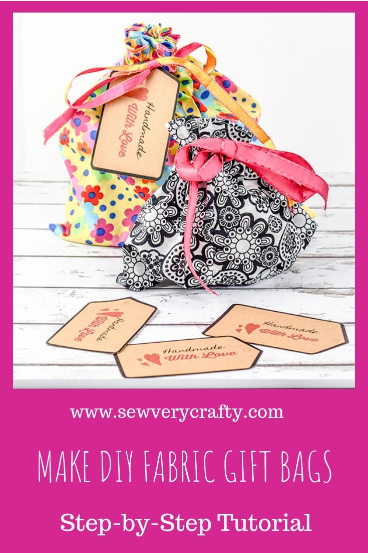 How to make fabric gift bags