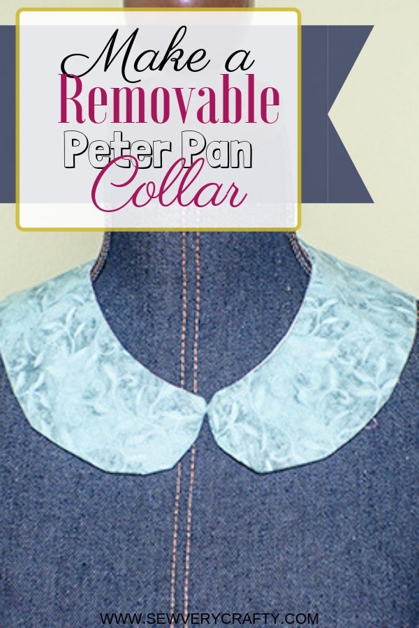 DIY Oversized Peter Pan Collar  Detachable Peter Pan Collar Tutorial 