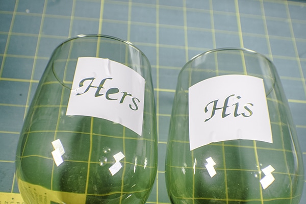 How to make diy vinyl etched glass