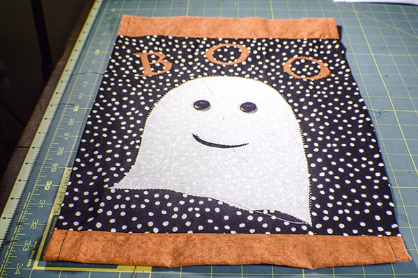 How to make a Halloween garden flag