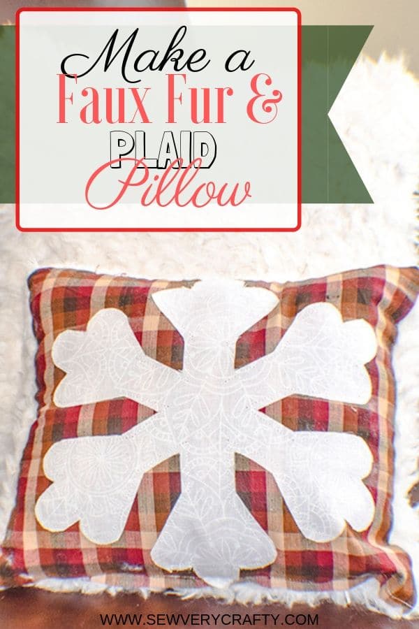 DIY Plaid Christmas Pillows - A Wonderful Thought