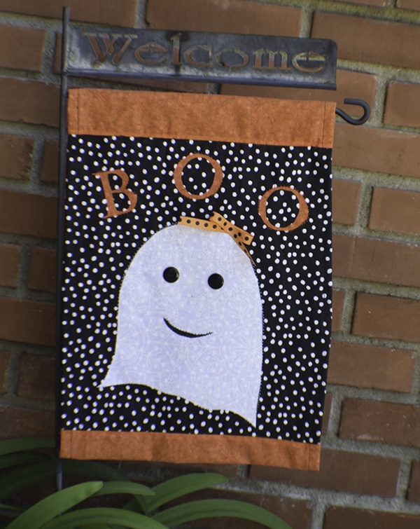How to make a Halloween Garden Flag