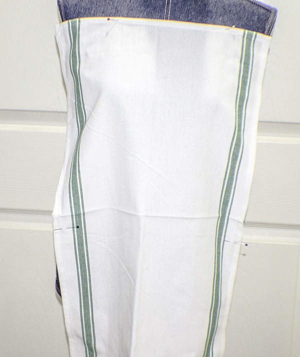 How to make a dishcloth apron