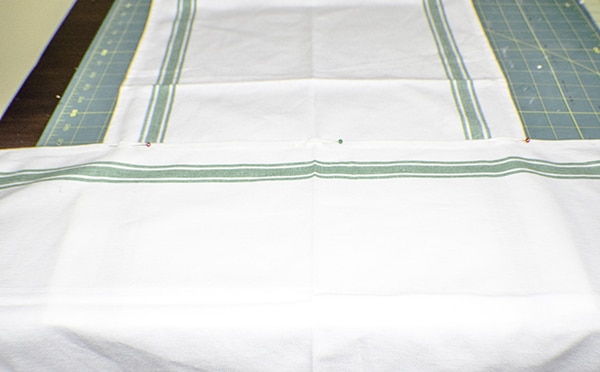 How to make a discloth apron