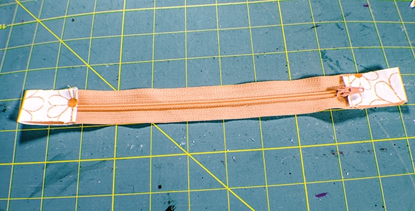 How to make a curve top makeup bag