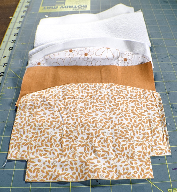 How to make a curve top makeup bag