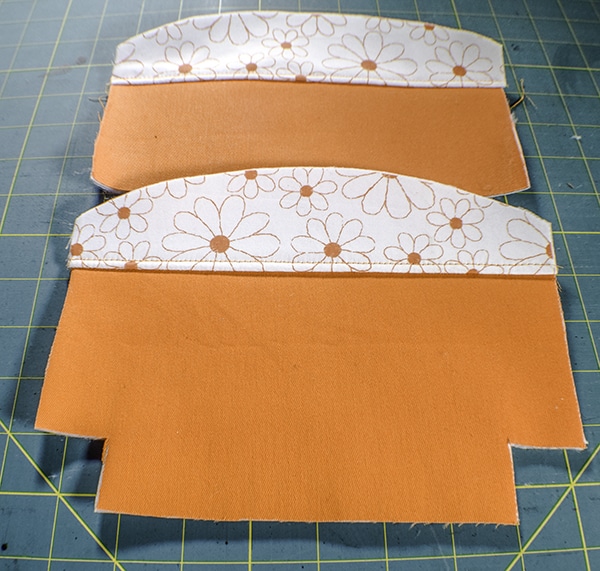 How to make a curve top makeup bag